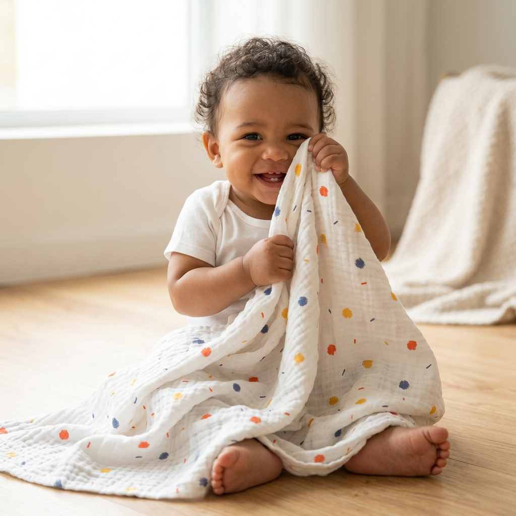 Langes 100% coton - Lot de 3