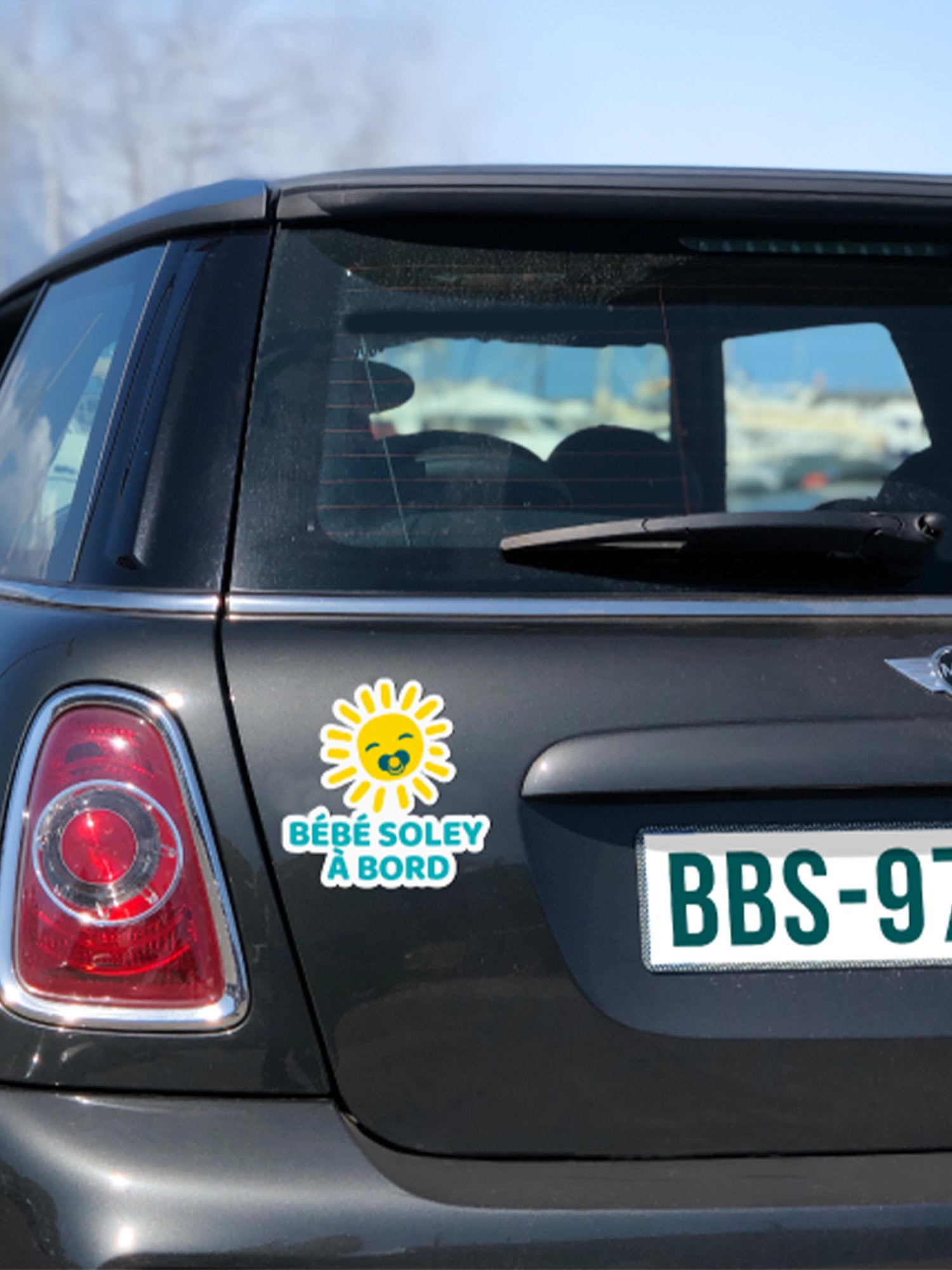 Sticker magnétique BÉBÉ SOLEY À BORD